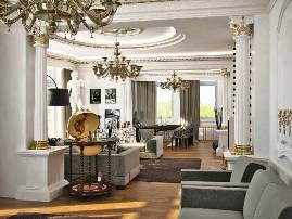 Фото классического интерьера дома от строительной компании АВР-Комфорт