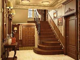 Фото интерьера прихожей дома от строительной компании АВР-Комфорт