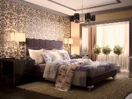 Фотография дизайна спальни от строительной компании АВР-Комфорт