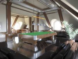 Фото дизайн бильярдной от строительной компании АВР-Комфорт