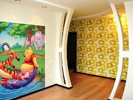 Фотография ремонта детской комнаты от строительной компании АВР-Комфорт