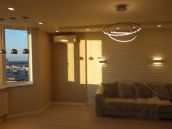 Фото ремонта гостиной в квартире на проспекте Г. Сталинграда в Киеве