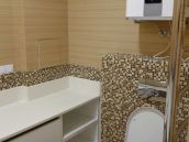 Фото ремонта санузла в квартире на проспекте Г. Сталинграда в Киеве
