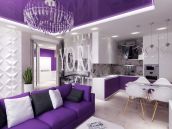 Фото дизайна гостиной квартиры на бульваре Леси Украинки