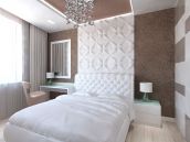 Фото дизайна интерьера спальной в квартире на бульваре Л.Украинки