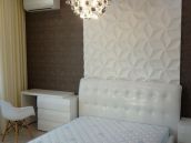 Фото ремонта спальни с 3Д панелями от компании АВР-комфорт