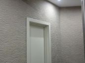 Фотография ремонта ванной с 3Д плиткой в центре Киева