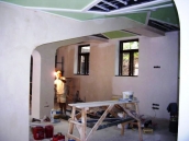 Фотография проведения ремонта центра обслуживания клиентов компании Амрита