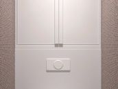 Фото дизайна гостевого санузла в квартире на улице Бакинской в Киеве