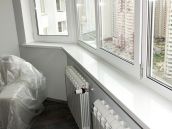 Фотография ремонта подоконников в квартире на улице Е.Чавдар в Киеве от компании АВР-Комфорт