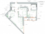 Фотография планировки квартиры на Щорса в Киеве