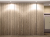 Фотография дизайна шкафа в прихожей из дизайн проекта квартиры на Щорса в Киеве