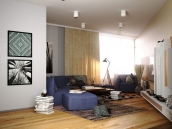 Фотография дизайна интерьера после перепланировки квартиры на улице Щорса в Киеве