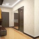 Фотография дизайна прихожей из дизайн проекта квартиры в ЖК Панорама на Печерске