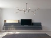 Фото дизайна спальни в стиле минимализм для квартиры в ЖК Сонячна брама