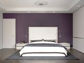 Фото дизайна кровати в спальне на бульваре Дружбы народов