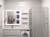 Фото дизайна душевой в квартире на бульваре Дружбы народов