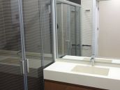 Фотография ванной комнаты после ремонта квартиры в ЖК Голосевский