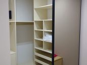 Фото ремонта квартиры - гардеробная в ЖК Голосевский