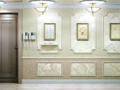 Фотография дизайн интерьера коридора из проекта минигостиницы в Киеве