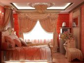 Фото дизайна интерьера номера гостиницы в стиле Барокко