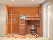 Фото дизайна интерьера детской комнаты для квартиры на Липинке в Киеве