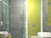 Фото дизайна интерьера душевой для квартиры на Липинке в Киеве