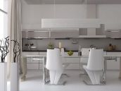 Фото дизайна кухни из проекта квартиры в Новопечерских липках