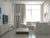 Фото дизайна гостиной из проекта квартиры в Новопечерских липках