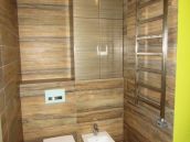 Фотография после ремонта ванной комнаты в квартире в ЖК Новопечереские липки от компании АВР-Комфорт