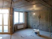 Фотографии до капитального ремонта квартиры в Парковом мистечке - гостиная