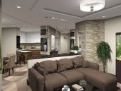 Дизайн гостиной - фото до ремонта квартиры в Парковом мистечке