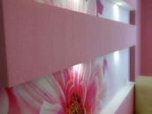 Фото спальни с розовыми орхидеями после ремонта квартиры в Парковом мистечке