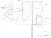 Планировка квартиры на Виноградаре в Киеве из дизайн проекта компании АВР-Комфорт
