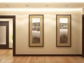 Фото интерьера коридора с подсветкой в квартире на Виноградаре в Киеве