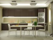 Фото интерьера кухни с мебелью для квартиры на Виноградаре в Киеве