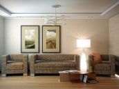 Фото интерьера мягкого уголка гостиной в квартире на Виноградаре в Киеве