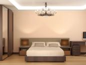 Фото интерьера спальни квартиры на Виноградаре в Киеве