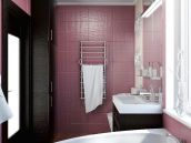 Фото интерьера ванны для квартиры на Виноградаре в Киеве