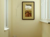 Фотография дизайна балкона в трехкомнатной квартире на Виноградаре в Киеве