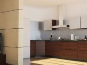 Фото дизайна кухни холостяцкой квартиры