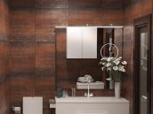 Фото дизайна ванной комнаты в холостяцкой квартире