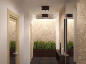 Фото дизайна интерьера коридора в холостяцкой квартире