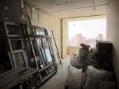 Фото ремонта спальни после демонтажа в квартире в жилом комплексе 