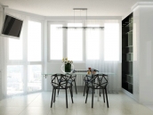 Фотография дизайна кухни из проекта квартиры на Шулявке