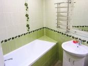 Фото ванной после ремонта в трехкомнатной квартире на Оболони