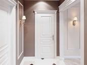 Фото визуализация дизайна интерьера коридора 1 ком. квартиры на Осокорках