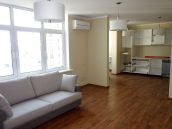 Фото ремонта гостиной студии в жилом комплексе Зеленый остров 2