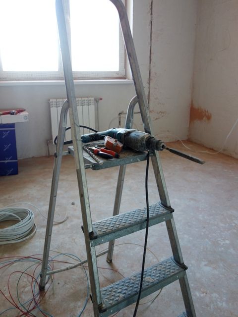 Электромонтаж во время капитального ремонта