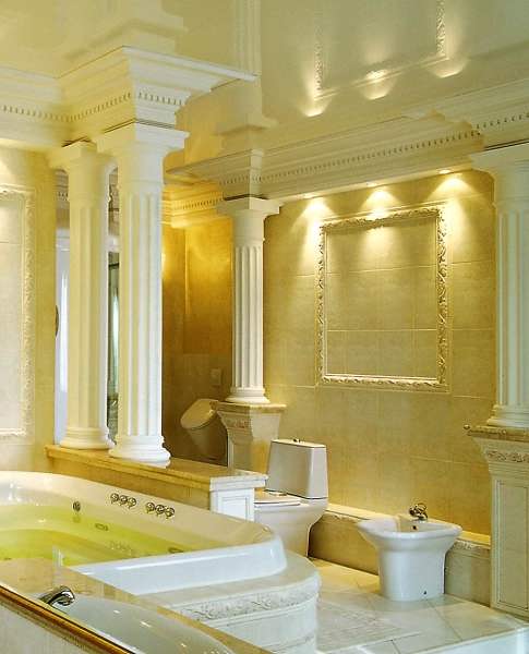 Фото использования мрамора в интерьере